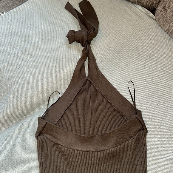 Dynamite Halter Dress  w/ Slit - Picture 7 of 8